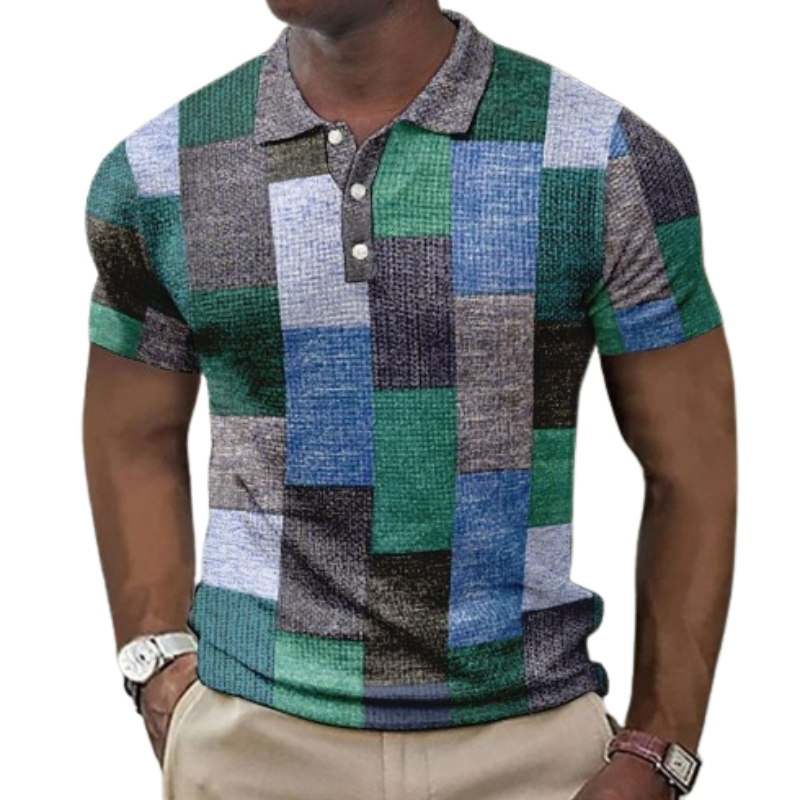 Raffaele™ Dark Blue | Short Sleeve Polo Shirt