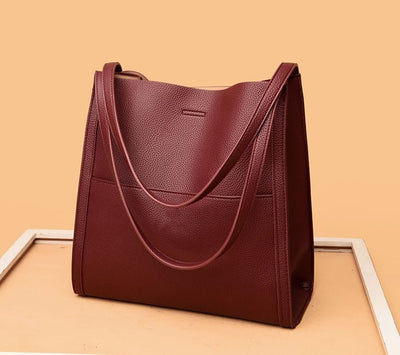Ida | Sleek Leather Shoulder Bag