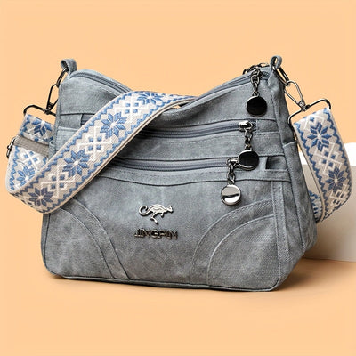 Kaori | Afslappet Denim Skuldertaske