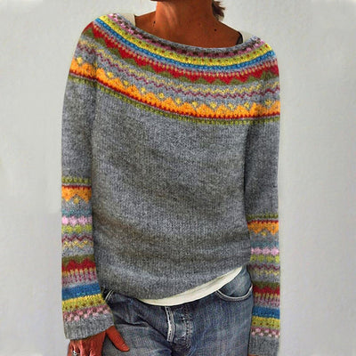 Frida | Nordisk mønstret sweater