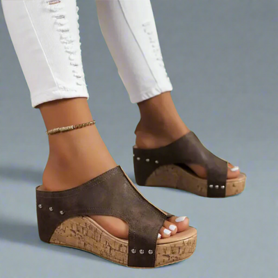 Eva | Wedge Cork Sandals