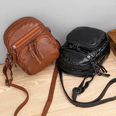 Nina | Compact Leather Crossbody Bags