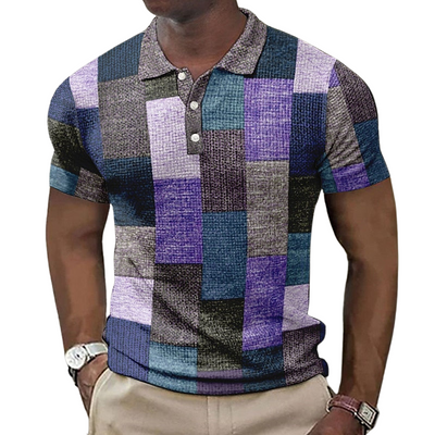 Rafaele™ White/Brown | Short Sleeve Polo