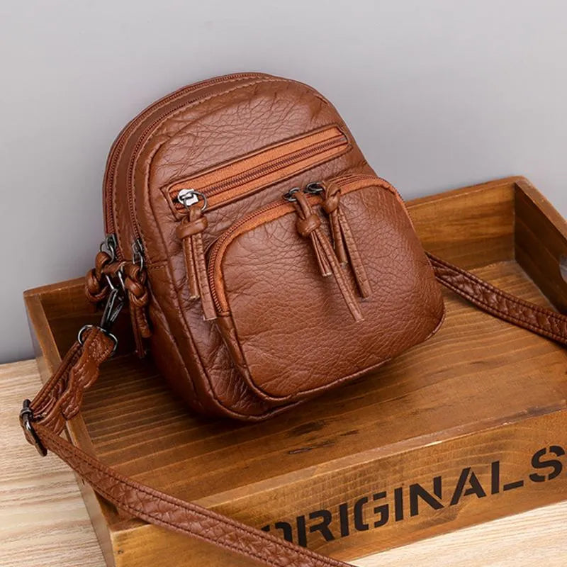 Nina | Compact Leather Crossbody Bags