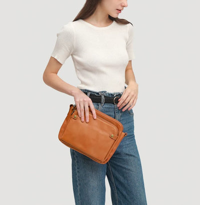 Freja | Urban Leather Crossbody Bag