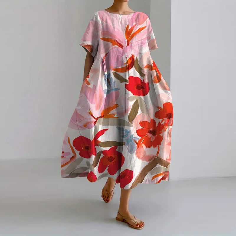 Agnete | Painter’s Bloom Dress