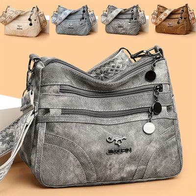 Kaori | Afslappet Denim Skuldertaske