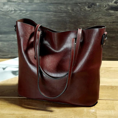 Mille | Sculpted Leather Tote