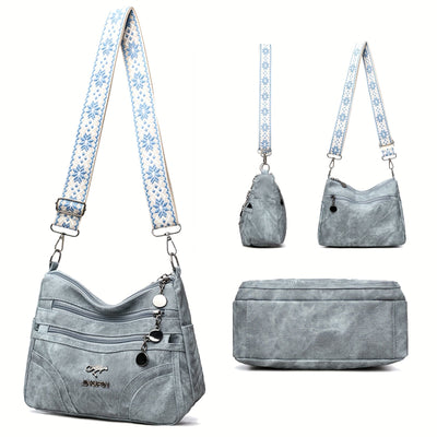 Kaori | Afslappet Denim Skuldertaske