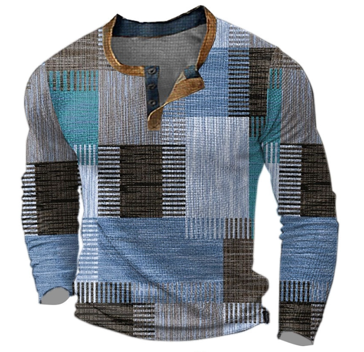Raffaele™ Orange | Long Sleeve Polo Shirt