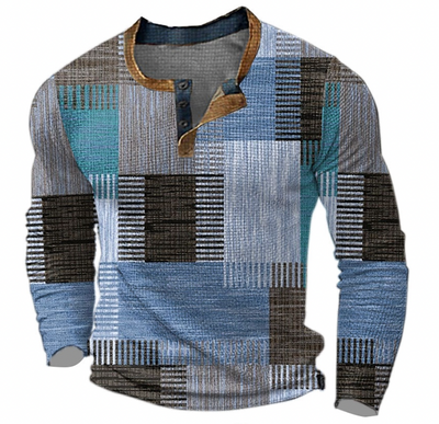 Raffaele™ Orange | Long Sleeve Polo Shirt