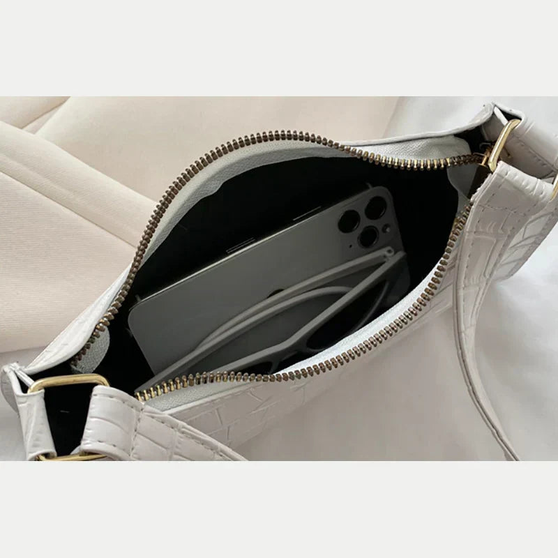 Liva | Croc-Embossed Mini Bag