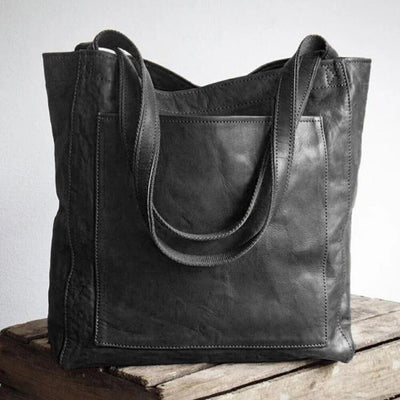 Liv | Vintage Leather Shoulder Tote