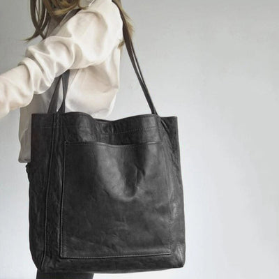 Liv | Vintage Leather Shoulder Tote