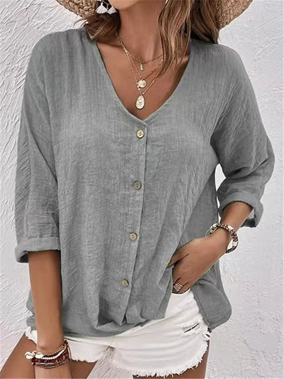 Sophie | Breezy Button-Up Shirt