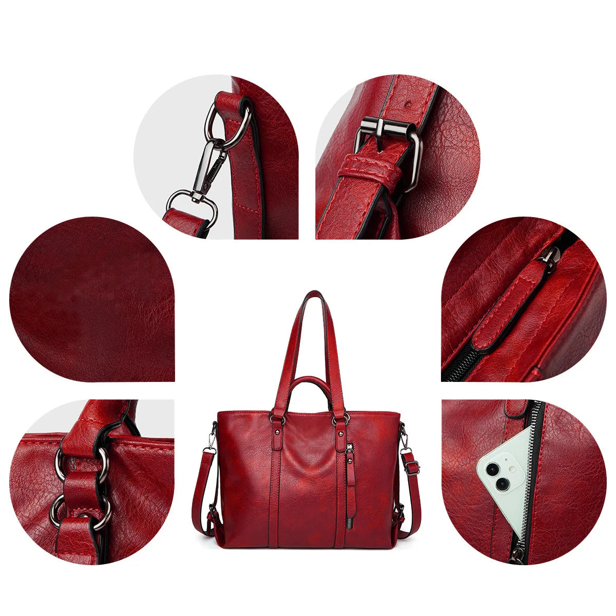 Nora | Premium Leather Tote Bag