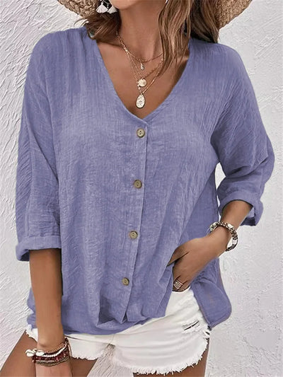 Sophie | Breezy Button-Up Shirt