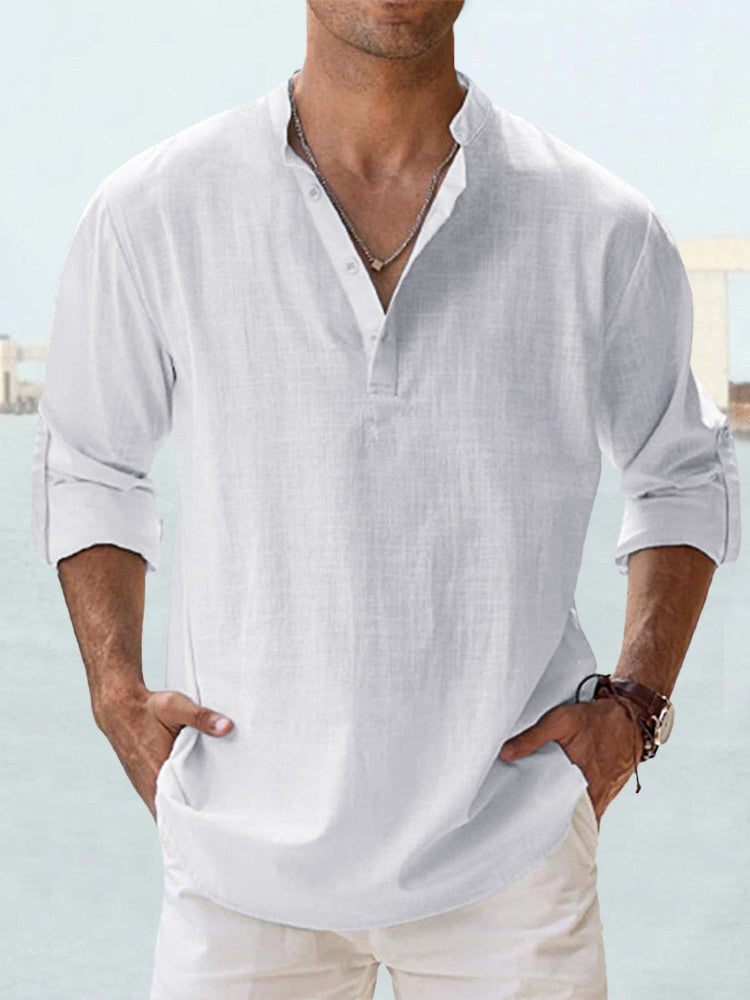 Emil | Afslappet Henley-skjorte