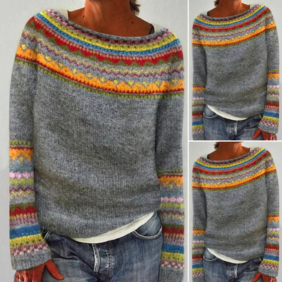 Frida | Nordisk mønstret sweater