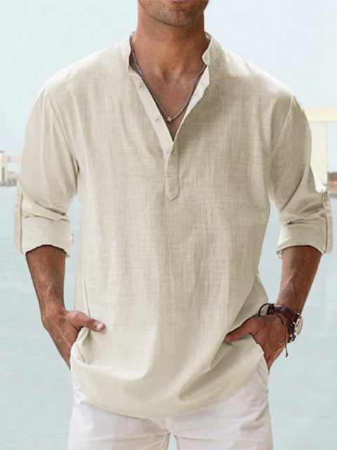 Rasmus | Afslappet Henley-skjorte