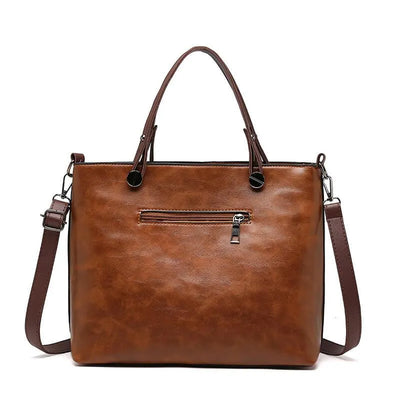 Ida | Classic Leather Tote Bag
