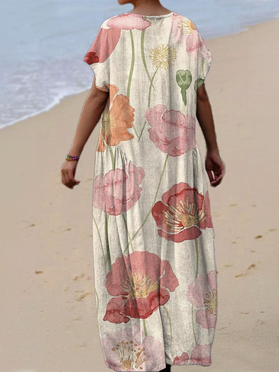 Poppy | Floral V-neck Dress