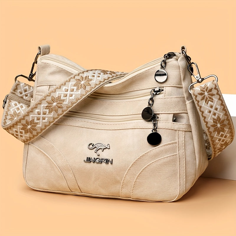 Kaori | Afslappet Denim Skuldertaske