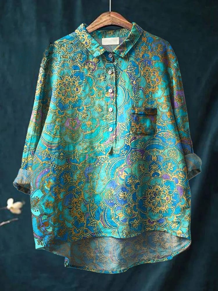 Thyra | Mandala Glow-skjorte