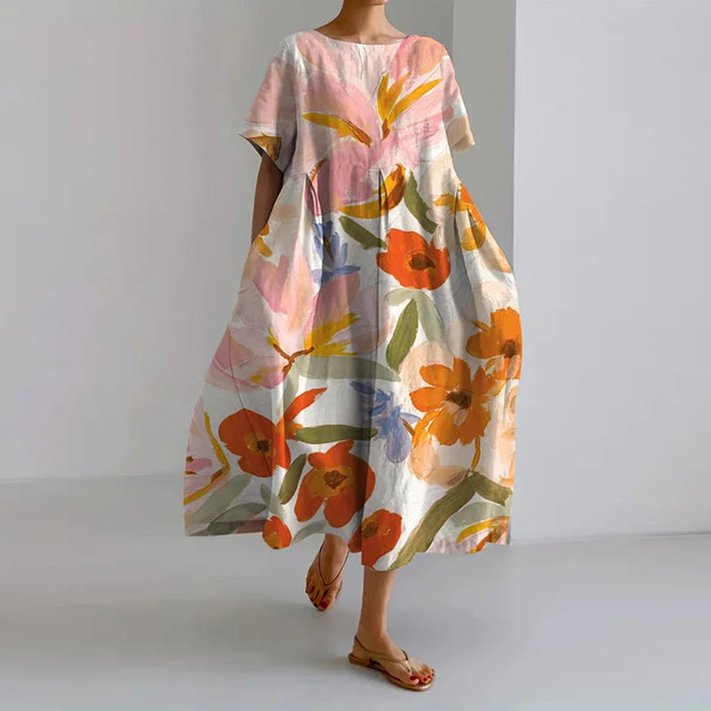 Agnete | Painter’s Bloom Dress