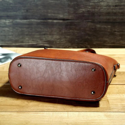 Mille | Sculpted Leather Tote