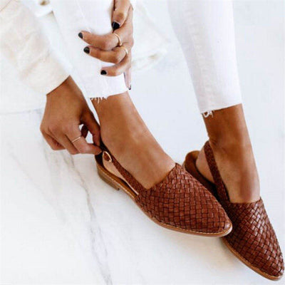 Fiona | Vævede slip-on flade sko