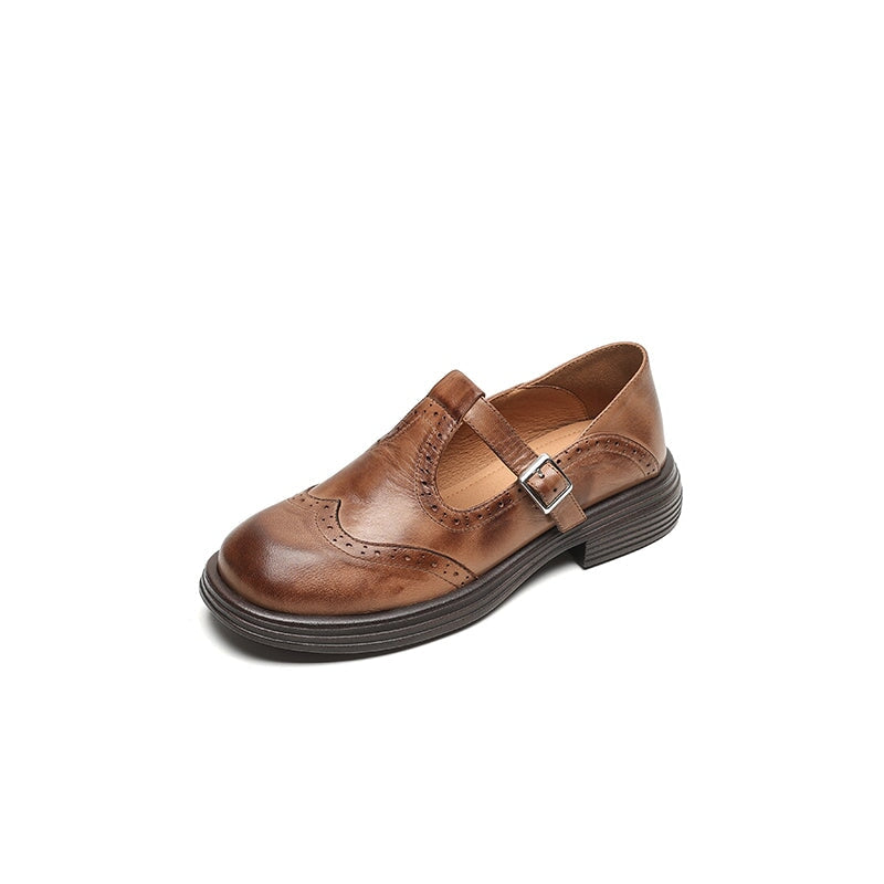 Mattea | Elegante Mary Janes i læder