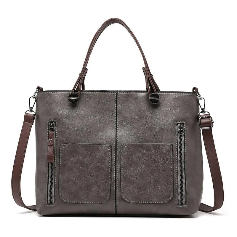 Ida | Classic Leather Tote Bag