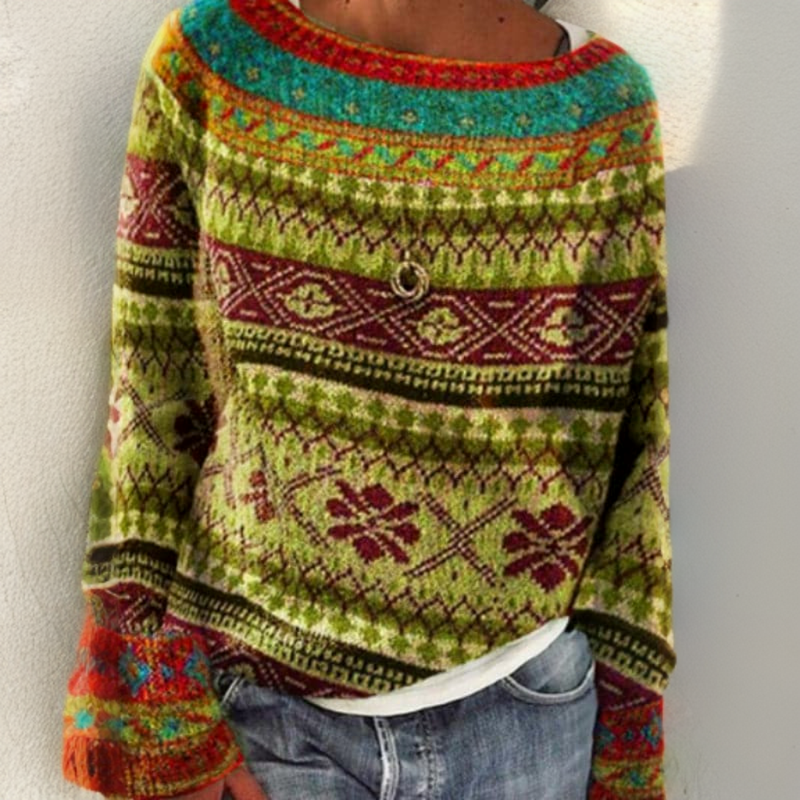 Frigga | Boho Strik Sweater