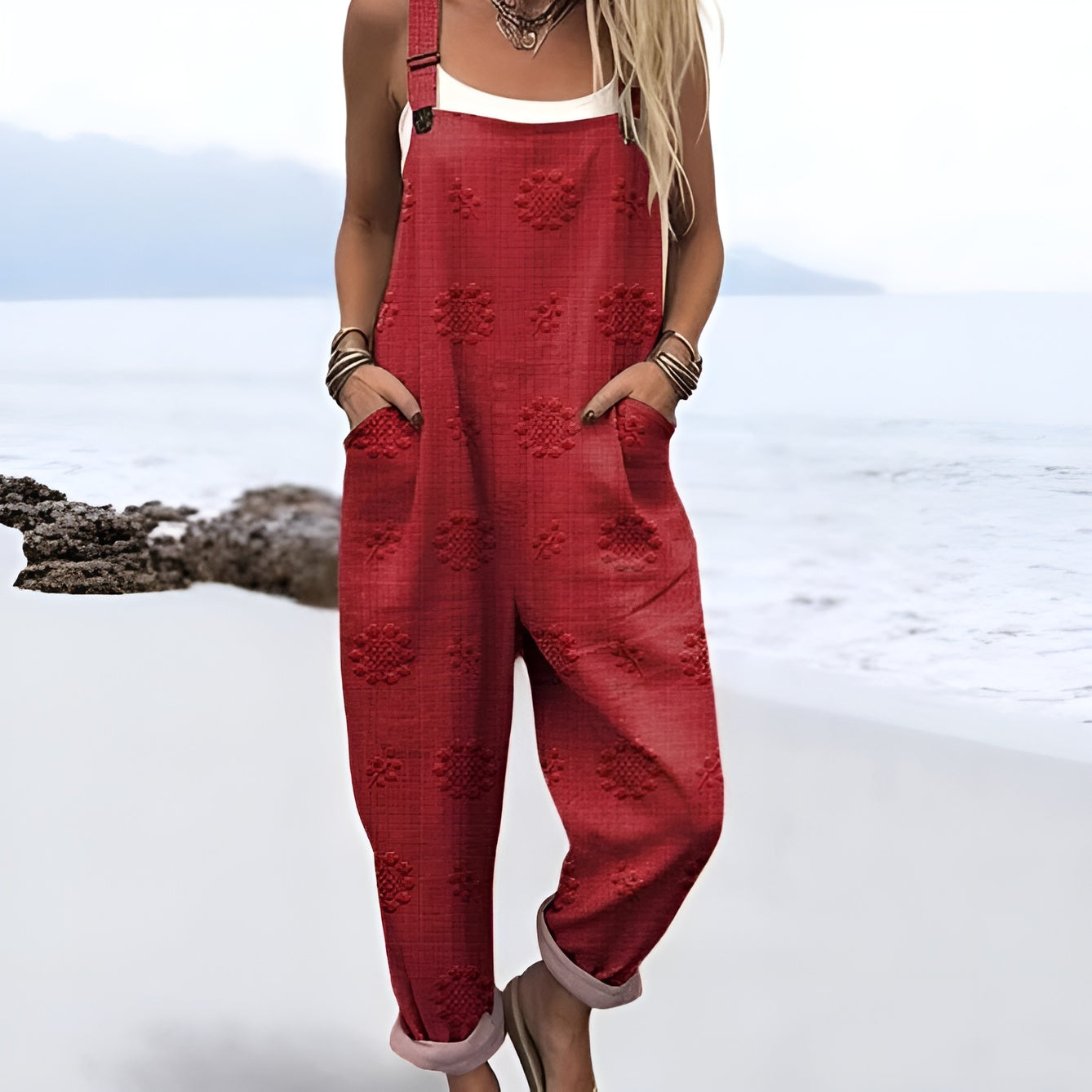 Ida | Palisanderprægede overalls