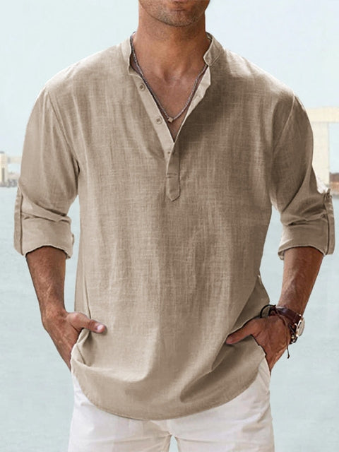 Nikolai | Afslappet Henley-skjorte