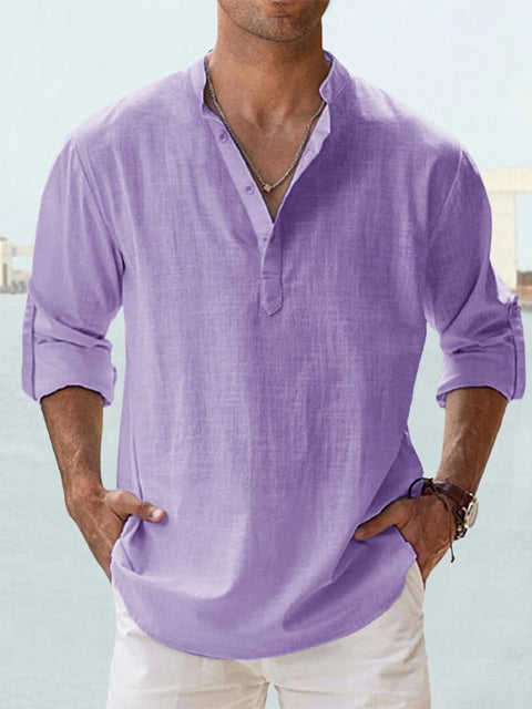 Victor | Afslappet Henley-skjorte
