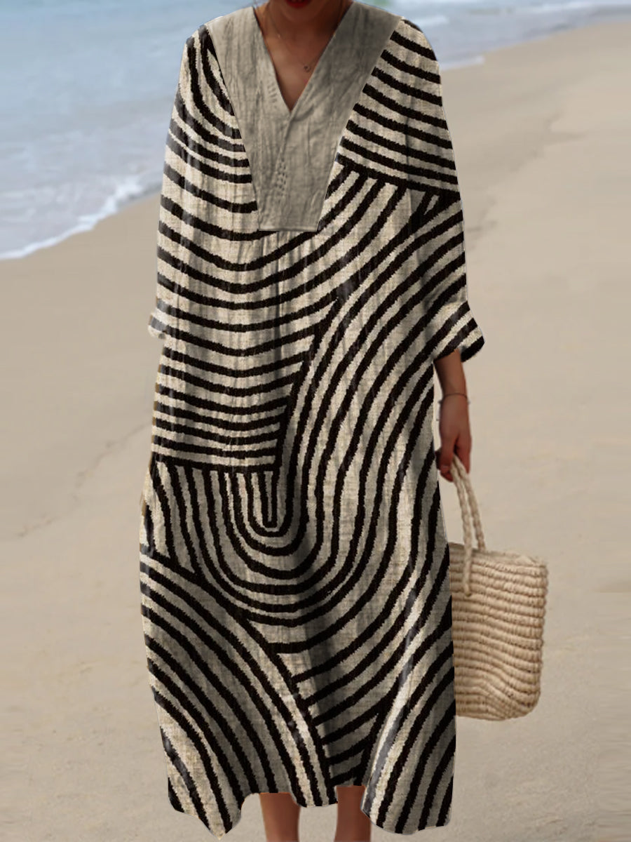 Carmen | Sand Rhythm Kjole